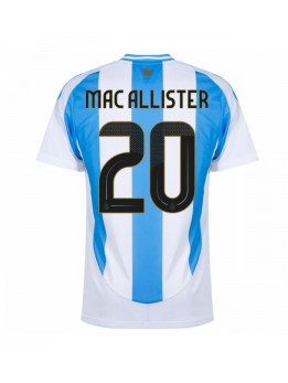 Argentina Alexis Mac Allister #20 Domaci Dres Copa America 2024 Kratak Rukavima